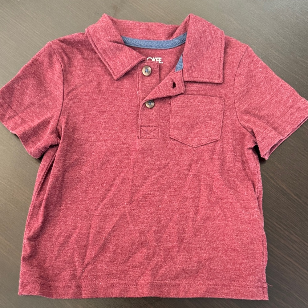 Cherokee Kids' Burgundy Polo Shirt